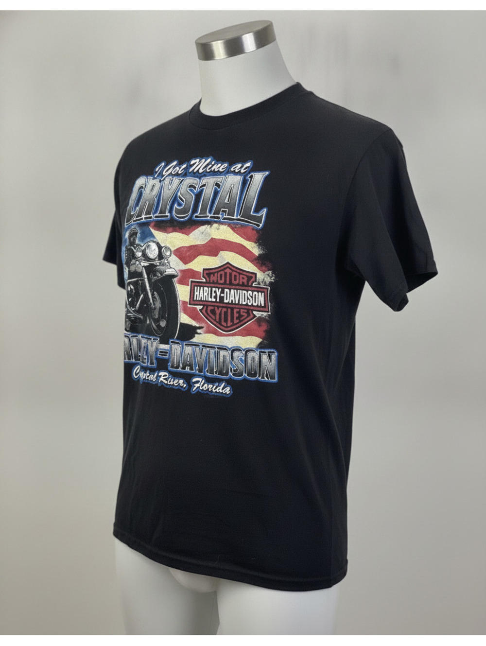 Harley-Davidson Crystal River Florida Graphic T-Shirt Black XL